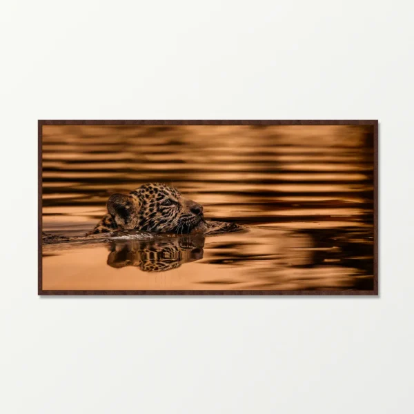 Quadro Fine Art - Sobrevivência Dourada - Wide