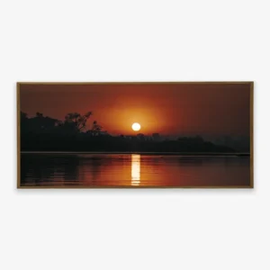 Quadro Fine Art - Nascer do Sol Pantaneiro