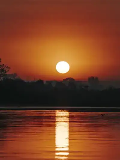 Quadro Fine Art - Nascer do Sol Pantaneiro