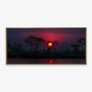 Quadro Fine Art – Crepúsculo Pantaneiro
