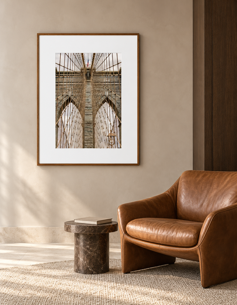 Quadro Fine Art – Brooklyn Bridge - Imagem 2